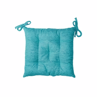 Подушка на стул Прованс CHENILLA Бирюзовая 40х40 (034857)