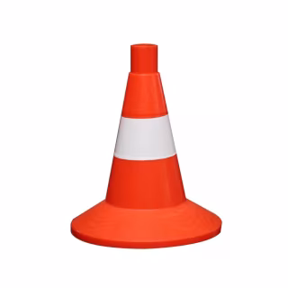 Дорожный конус Poputchik мягкий 320 мм (05-003)