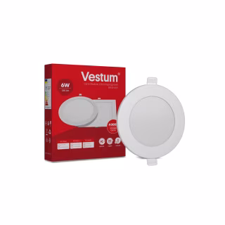 Світильник Vestum LED круглый 6W 4000K 220V (1-VS-5102)
