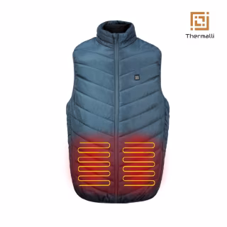 Жилет з підігрівом Thermalli Val Cenis синій XL (10100105-44XL)