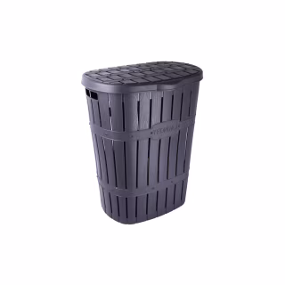 Кошик для білизни Violet House 1014-1 Бамбу Antracite 60 л