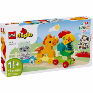 Конструктор LEGO DUPLO My First Потяг тваринок 19 деталей (10412)