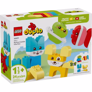 Конструктор LEGO DUPLO My First Чарівні творчі домашні улюбленці 3 в 1 (10477-)