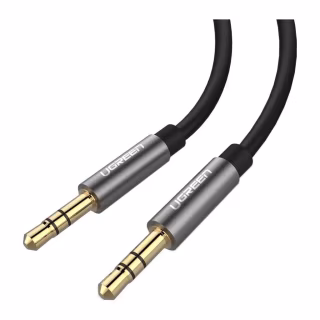 Кабель мультимедійний 3.5mm M to 3.5mm M 1.5m AV119 black Ugreen (10734)