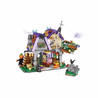 Конструктор LOZ mini Будиночок на Геловін без фігурок (1233)
