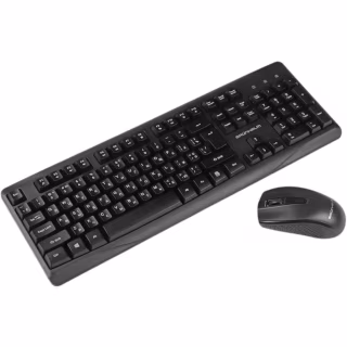 Комплект Grunhelm KBM-4810WL Wireless UA Black (126877)