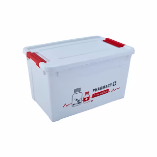 Контейнер для зберігання Алеана Смарт-бокс із затиском Аптечка 7.9 л (127009)