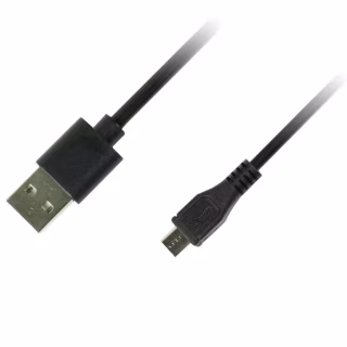 Дата кабель USB 2.0 AM to Micro 5P 1.0m black Piko (1283126474101)