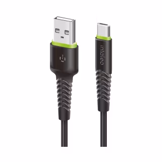 Дата кабель USB 2.0 AM to USB-C 2.0m CBFLEXT2 Black Intaleo (1283126521423)
