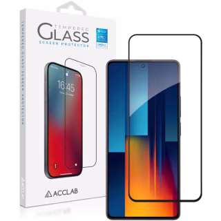 Скло захисне ACCLAB Full Glue Xiaomi Poco M6 Pro Black (1283126589775)