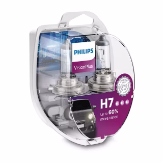 Автолампа Philips H7 VisionPlus, 2шт (12972VPS2)