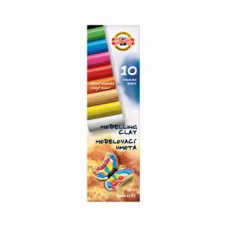 Пластилін Koh-i-Noor Метелик 10 кольорів 200 г (131710)