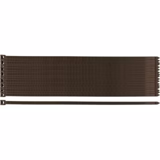 Стяжка Neo Tools 50шт, пластик, 7.6х380мм, коричнева (15-970)