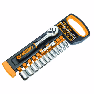 Набор торцевых головок Tolsen торцевых 1/4" 14 предм. "ПРОФІ" (15150)