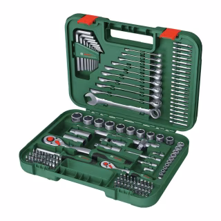 Набір інструментів Bosch 1/2", 1/4", 132шт, CrV (1.600.A02.Z9B)