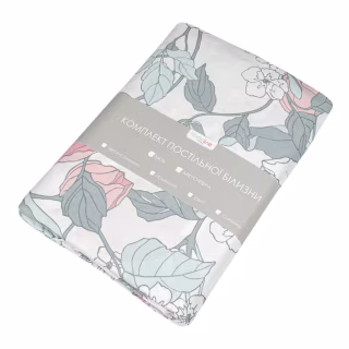 Постельное белье Home Line Весенний Вечер серо-бежевый бязь полуторный (168342)