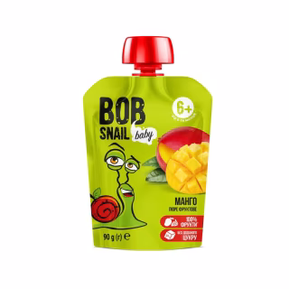 Дитяче пюре Bob Snail Равлик Боб Манго 90 г (4820219343844)