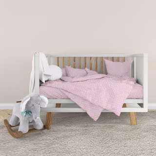 Дитячий постільний набір Home Line Горох рожевий (рожево-ліловий) (181498)
