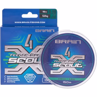 Шнур Brain Scout 4X 150m (camo) 0.148mm 8.6kg (1858.54.82)
