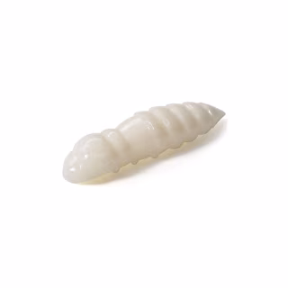 Силікон рибальський FishUP Pupa 1.5" 009 - White, cheese taste (8шт/уп) (1864.02.78)
