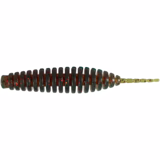 Силикон рыболовный FishUP Tanta 1" 019 - Motor Oil/Red (12шт/уп) (1864.13.87)