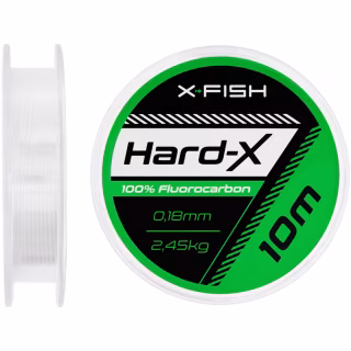 Флюорокарбон X-Fish Hard-X 10m (clear) 0.18mm 2.45kg (1917.03.65)