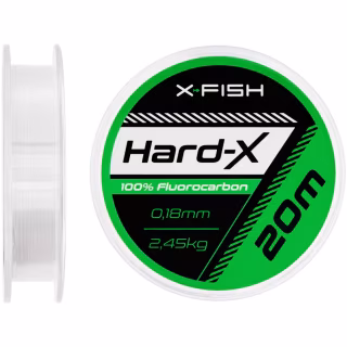 Флюорокарбон X-Fish Hard-X 20m (clear) 0.18mm 2.45kg (1917.03.81)