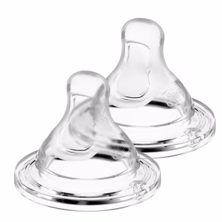 Соска Chicco Physio, силикон, средний поток, 2м+, 2 шт. (20323.00)