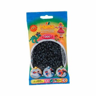 Набор для творчества Hama черных бусин 1000 шт термомозаика (207-18)