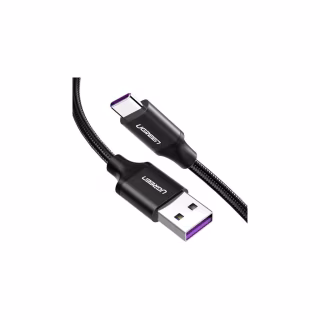 Дата кабель USB 3.0 AM to USB-C 2.0m 3.0A 18W US184 Black Ugreen (20884)