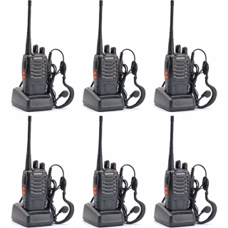 Портативна рація Baofeng BF-888S Six Pack комплект 6 шт (2200000758996)