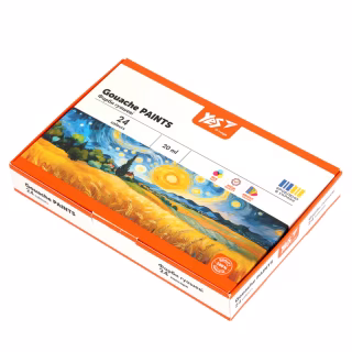 Гуашеві фарби Yes Orange Line 24 кольорів по 20 мл (230434)