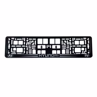 Рамка номерного знака Poputchik Hyundai (24-106-IS)