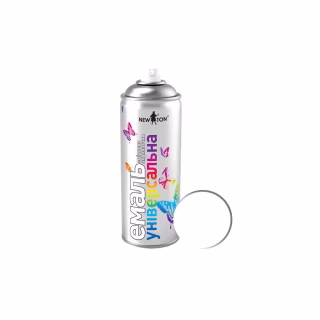 Аэрозольная краска для автомобиля New Ton универсальный 9010 белый мат 400 мл (244)