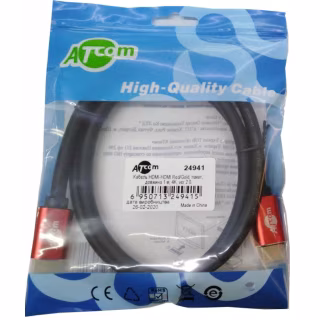 Кабель мультимедийный HDMI M to HDMI M 2.0m V2.0 Atcom (24942)