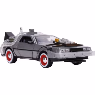Машина Jada металлическая Назад в будущее 3 Машина времени (1989) со световым эффектом 1:24 (253255027)
