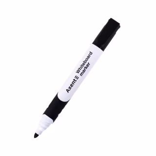 Маркер Axent для сухостираемых досок Comfort Grip 2 мм круглых Черный (2552-01-A)