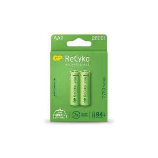 Аккумулятор Gp AA R6 ReCyko battery 2600mAh AA (2700Series, 2 battery pack) (270ААHCE-EB2(Recyko) / 4891199186370)