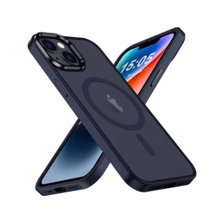 Чехол для мобильного телефона 2E Basic Apple iPhone 15 Soft Touch MagSafe Cover Dark Blue (2E-IPH-15-OCLS-DL)