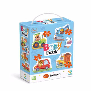 Пазл DoDo 4 в 1 Baby puzzle. Транспорт (300685)