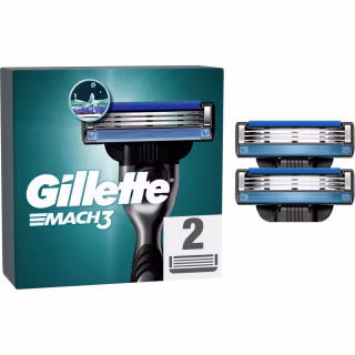Сменные кассеты Gillette Mach3 2 шт. (3014260251970)