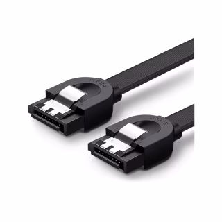 Кабель для передачи данных SATA 3 Data Cable 0.5m US217 Black Ugreen (30796)