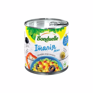 Овощная консервация Bonduelle Овощная смесь Италия Микс 310 г (3083681068481)