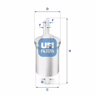 Фильтр топливный UFI 31.840.00