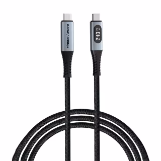 Дата кабель USB-C to USB-C 1.2m with display 240W black Verbatim (31849)