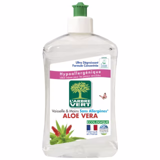 Засіб для ручного миття посуду L'Arbre Vert Алое вера 500 мл (3450601011030/3450601047091)