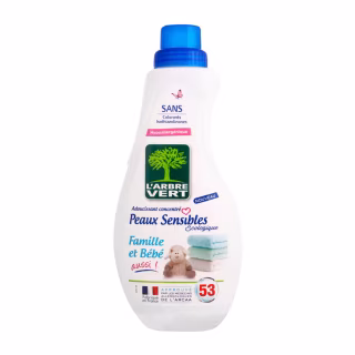 Кондиціонер для білизни L'Arbre Vert пом'якшувач Чутлива шкіра 800 мл (3450601028632)
