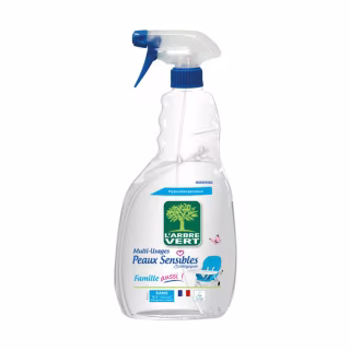 Спрей для чищення ванн L'Arbre Vert Sensitive мультиочисник 740 мл (3450601032035)