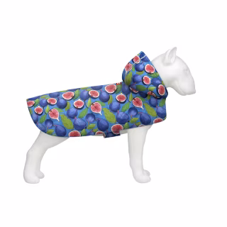 Дождевик для животных WAUDOG Clothes Накидка с капюшоном Инжир M (357-4053)