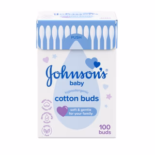 Ватні палички Johnson’s baby 100 шт (3574661440460)